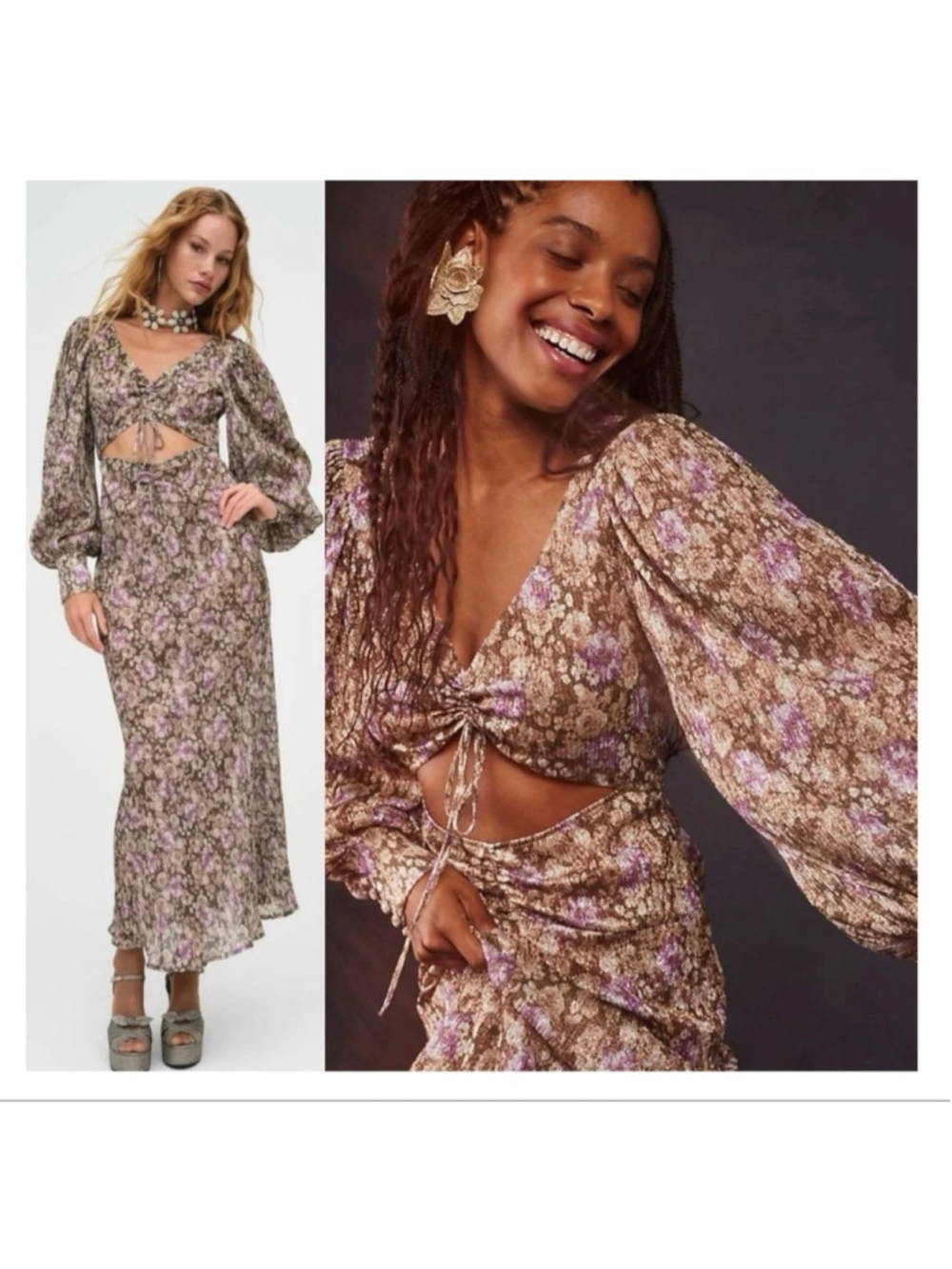 For Love And Lemons Glittering Multicolor Dress - Picture 11 of 11